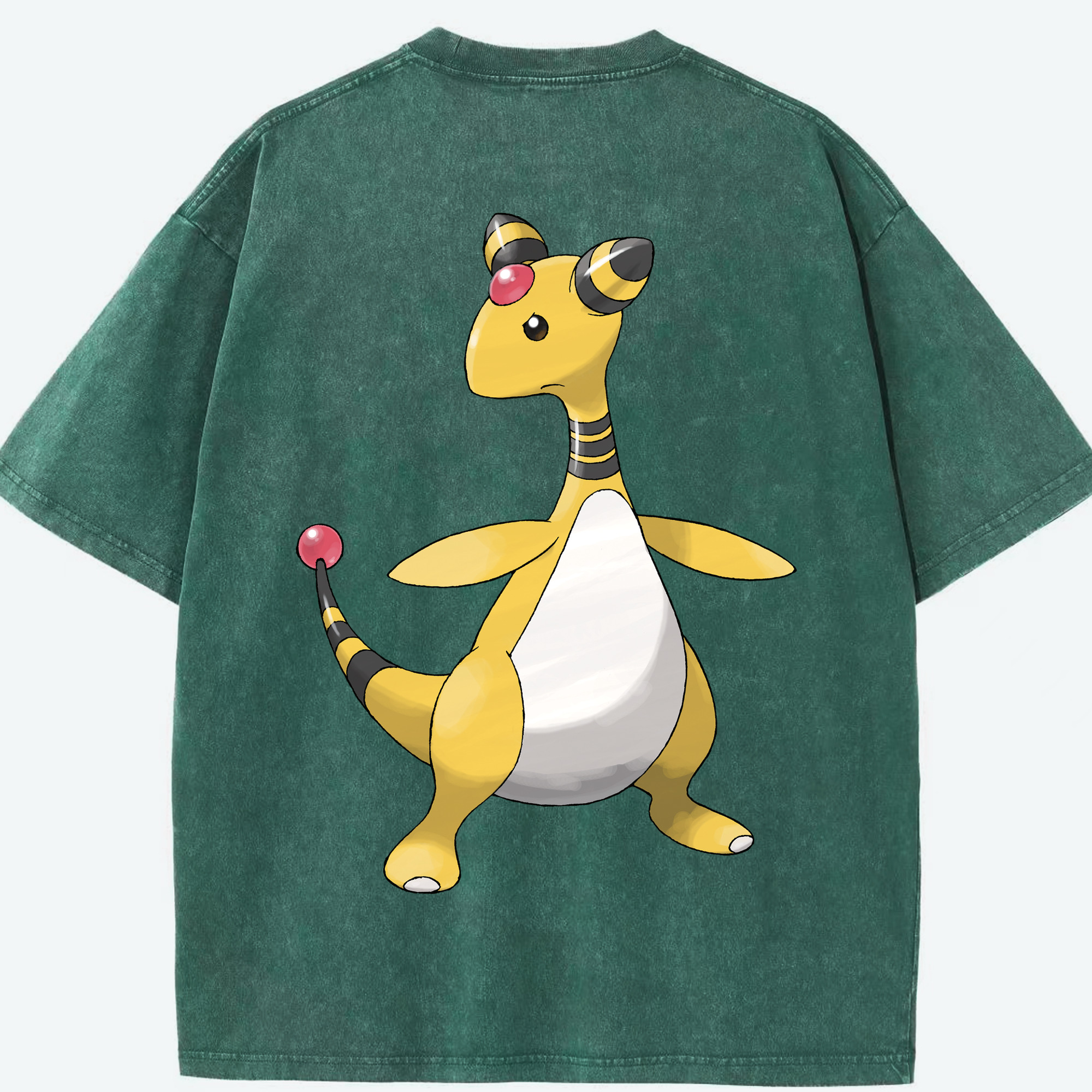 （画像用） ポケットモンスター Pokémon 綿100% ヴィンテージ風 半袖Tシャツ（背面プリント）